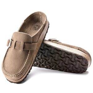 Birkenstock Buckley Gray Taupe Suede EU 38